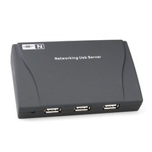 4 Port USB HUB Lan Network Server Printer Scanner NAS