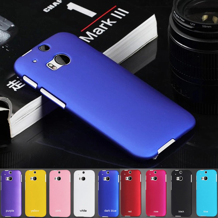 M8 UV Painting Anti skid Surface Business Style Matte Hard Click Case For HTC ONE M8