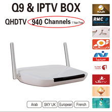 Remote Control Free Europe IPTV Box 940 IPTV Arabic Channel TV Box Android 4.2 WiFi HDMI Smart Android Mini PC TV Box MS036
