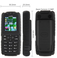Xiaocai X6 Rugged Phone With Flashlight Shockproof Dustproof Dual SIM GSM Huge Battery 5000Mah Power Bank