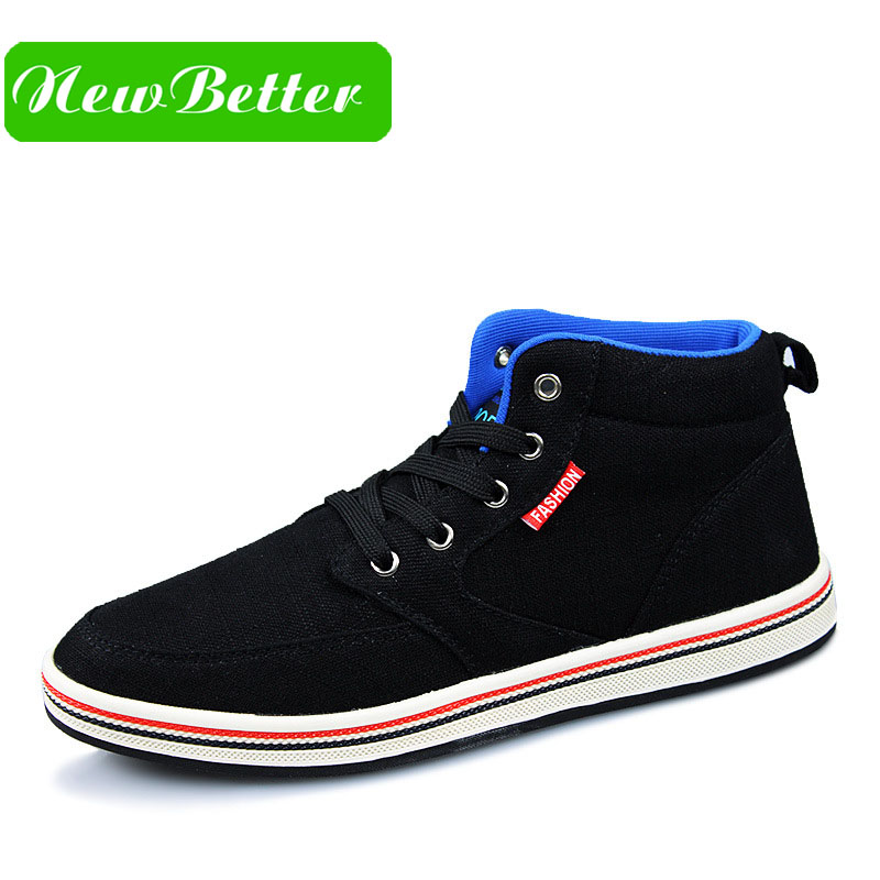 men casual shoes Spring and winter new linen factory direct high-top shoes British men's casual shoes tide shoes men shoes