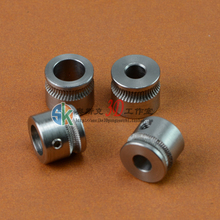 Wholesale Reprap 3D printer 5/6.35/8 mm bore MK7 drive gear extruder stainless steel filament feeding wheel