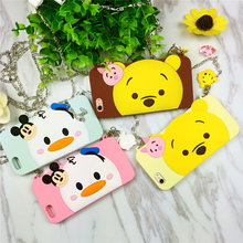 Q version Donald Duck Bear for Apple iPhoneSE 5 5S 6 6S 6plus 6Splus mobile phone case sets silicone soft shell