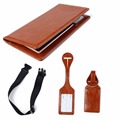 Hot Business billfold long for Travel Passport Holder PU Leather Passport bag ID Credit Card Holder