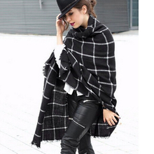 New Designer Unisex 2 Colors Shawls Cozy Blanket Women Scarf Tartan Plaid Scarves Oversized Wrap Shawl 192 x 82 cm Free Shipping