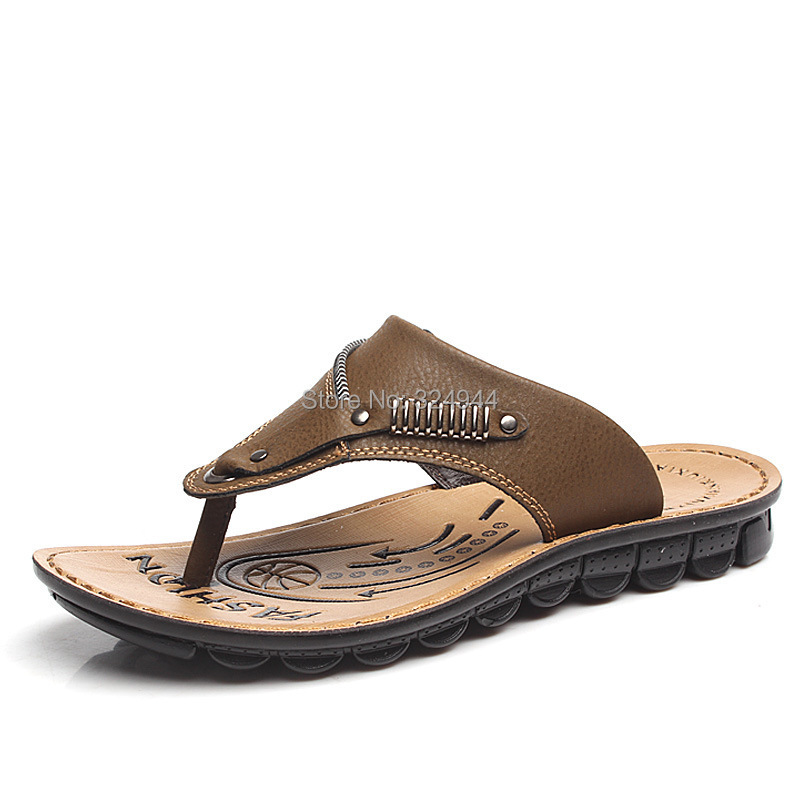 Vietnam Sandals Quality Casual Summer Men Beach men Leather Sandals ...