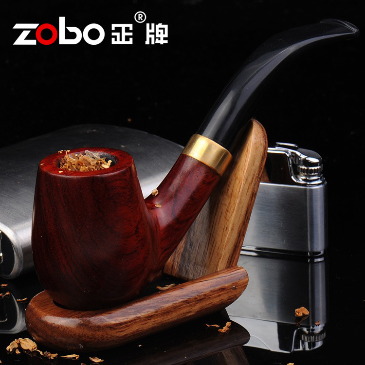 Hot Hot ZOBO authentic wood Smoking Pipes Only to supply high end men s Ebony tobacco