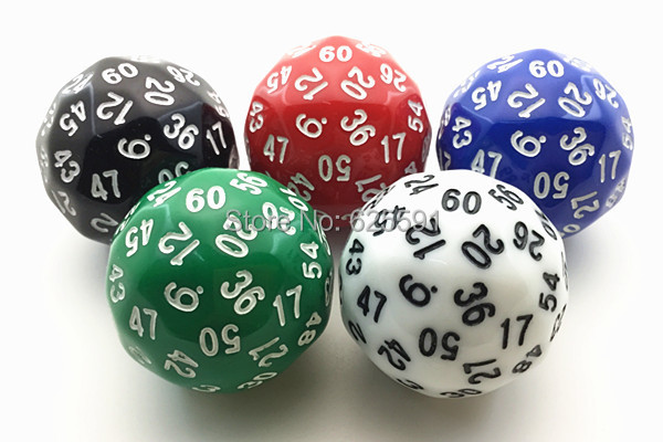 T&G dice High Quality Red 60 Sided D60 Dice Special Dungeon and Dragons...
