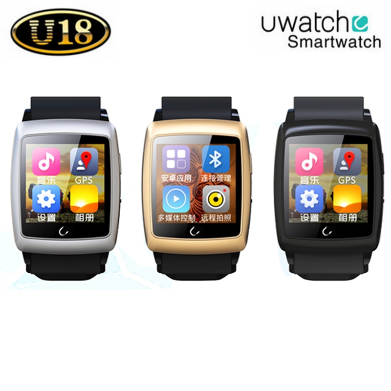 2015 New Bluetooth Smartwatch U18 Smart U Watch Android 4 4 Wristwatch W GPS Wifi 4G