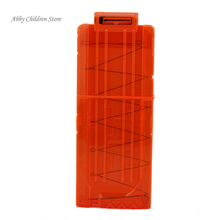 Пуля Журнал Мягкая Пуля Клипы Для Nerf Игрушка Пушки 12 Мягкие Пули Патрона Dart Журнал Боеприпасы Клипы NERF N-STRIKE ELITE