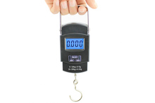 New 50kg 10g LCD Display Digital Portable Electronic Travel Luggage Fishing Weight Hook Hanging Scale Free