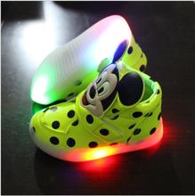 2016 European fashion cute LED lighting children shoes hot sales Lovely kids sneakers high quality cool boy girls boots