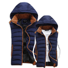 2014 New Casual Mens Cotton Vests Men s Vest Jacket Outerwear Slim Fit Outdoors Mens Vest