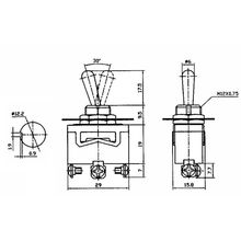5Pcs Heavy Duty 20A 125V 3Pin ON OFF ON Momentary Rocker Toggle Switch
