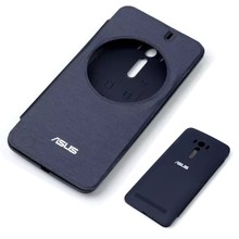 For ASUS ZenFone 2 Selfie ZD551KL 5.5″ Smart View Auto Sleep Wake Flip Leather Case Battery Housing Case Cover For ZD551KL Case
