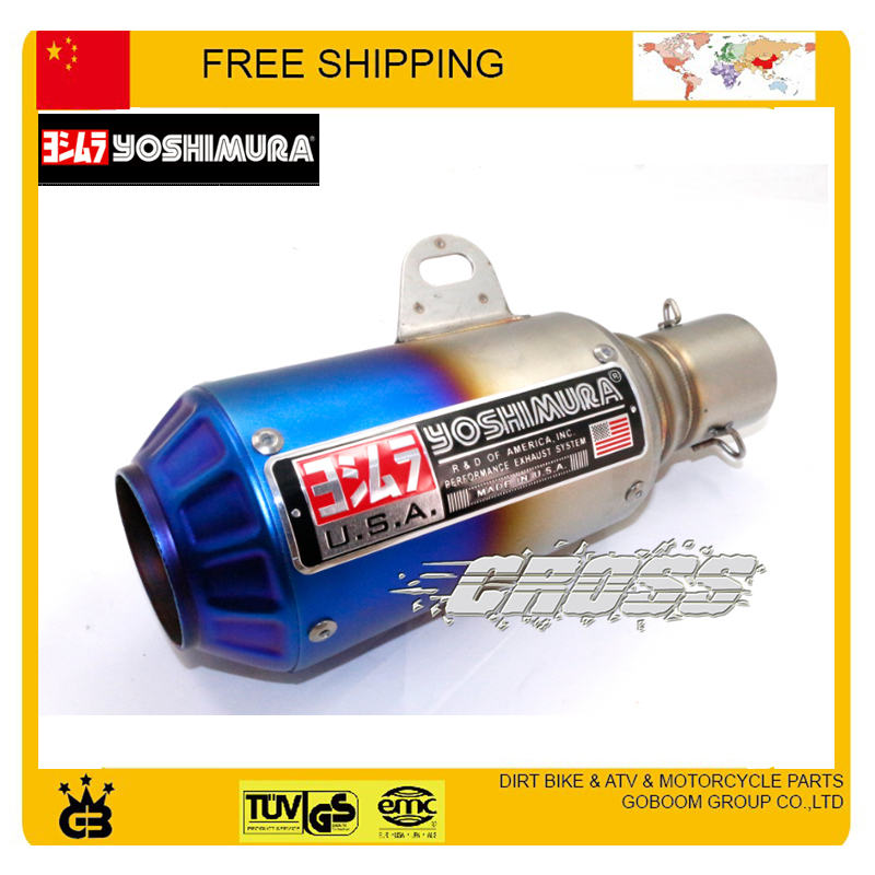 Motorcycle Scooter Akrapovic escape pipe yoshimura Exhaust Muffler pipe ttr font b GY6 b font CBR