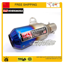 Motorcycle Scooter Akrapovic escape pipe yoshimura Exhaust Muffler pipe ttr GY6 CBR CBR125 CBR250 CB400 CB600 YZF FZ400 Z750