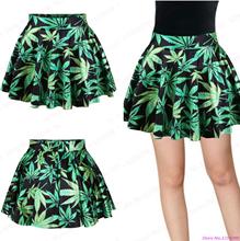 New Green Mini Skirts Women Slim Fit Pettiskirt Tennis Exercise Skirts Nightclubs Flared Pleated Sport Kilts Hot Sale