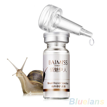 10ml Skincare Moisturizer Liquid Whitening Anti acne Snail Repair Solution Fluid
