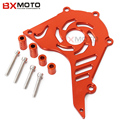 Motorcycle accessories CNC motorcycle Front Sprocket Cover Engine Chain Guard Case Protection Orange aluminum For KTM
