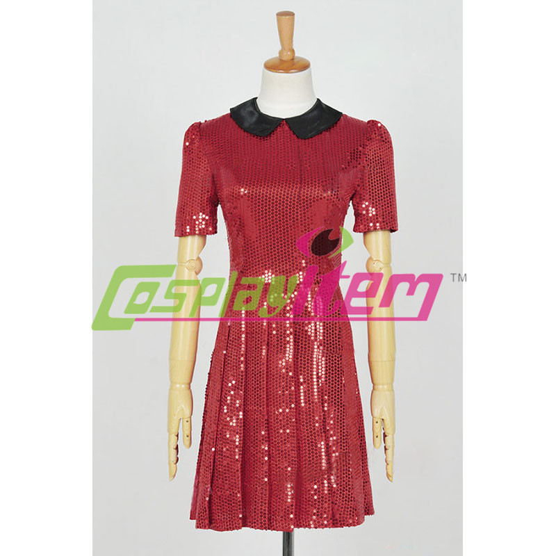 Free shipping Customized  Doctor Who 8 cosplay costume The Snowmen Clara Oswald red Dress Cosplay Costume
