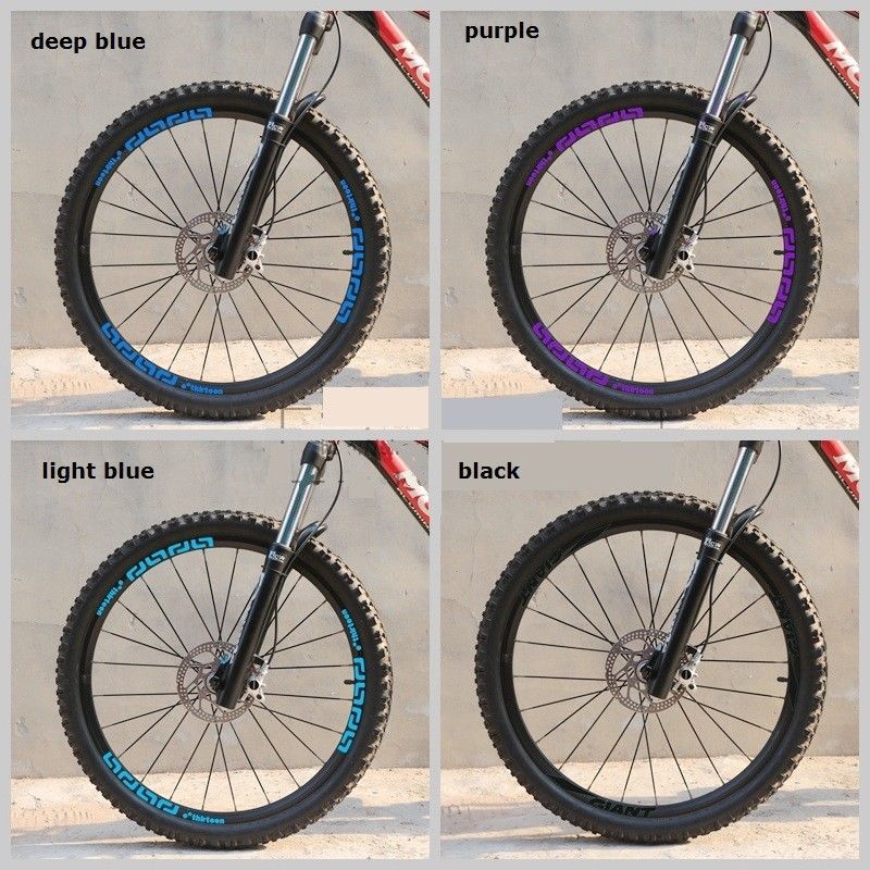 black and purple mtb