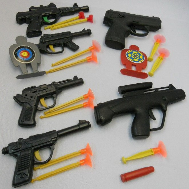 mini dart gun set 6 designin Action & Toy Figures from Toys & Hobbies