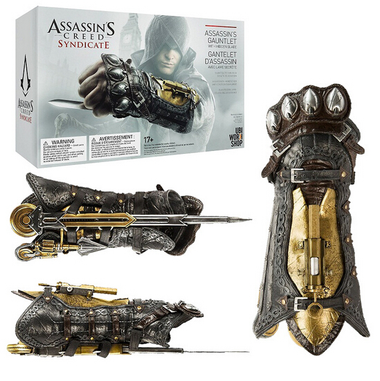 Hot ! NEW Assassins Creed Syndicate 1 to 1 Pirate Hidden Blade Edward Kenway Cosplay New in Box toy Christmas gift ckxt6