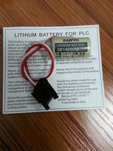 Плк для SANYO CR14250SE 3 В 1 / 2AA литиевая батарея 1747-BA с черным CR14250 14250