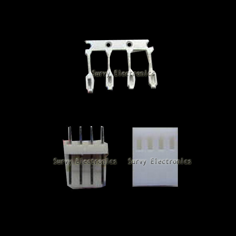 20 pcs KF2510 Connector Kits 2.54mm Pin Header + Terminal + Housing KF2510-4P