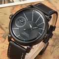 Men s Watches OHSEN Brand Luxury Casual big dial Quartz Sports Wristwatch Leather Strap Business Watches
