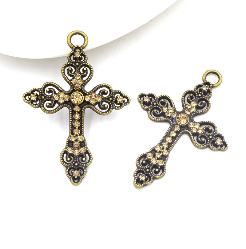 Online Buy Wholesale small metal crosses from China small metal crosses