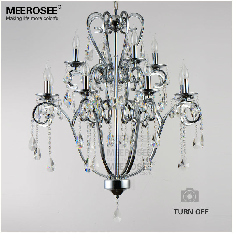 MD051-L8+4 modern chandelier Metal pendant lamp light indoor lighting (1)