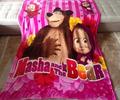 Masha and bear blanket baby sheet summer 150 200cm twin single bed polar fleece fabirc children