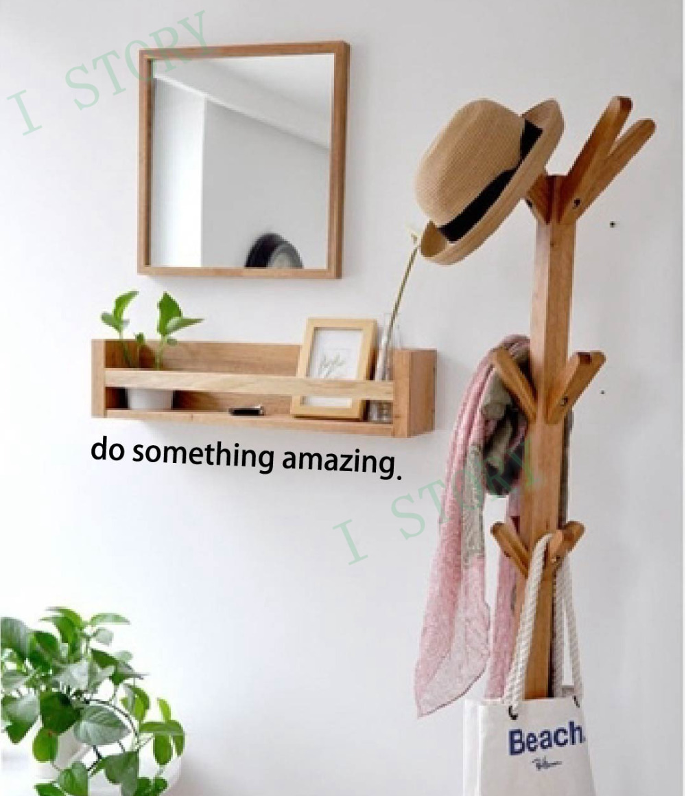 Free shipping Inspirational quote decal Do Something Amazing Over the Door Vinyl Wall Decal Sticker Art