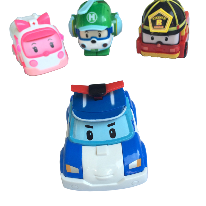 Robocar Poli Toy Korea cartoon Transformation Toys Poli Robot Car boys girls toy Without retail Box 