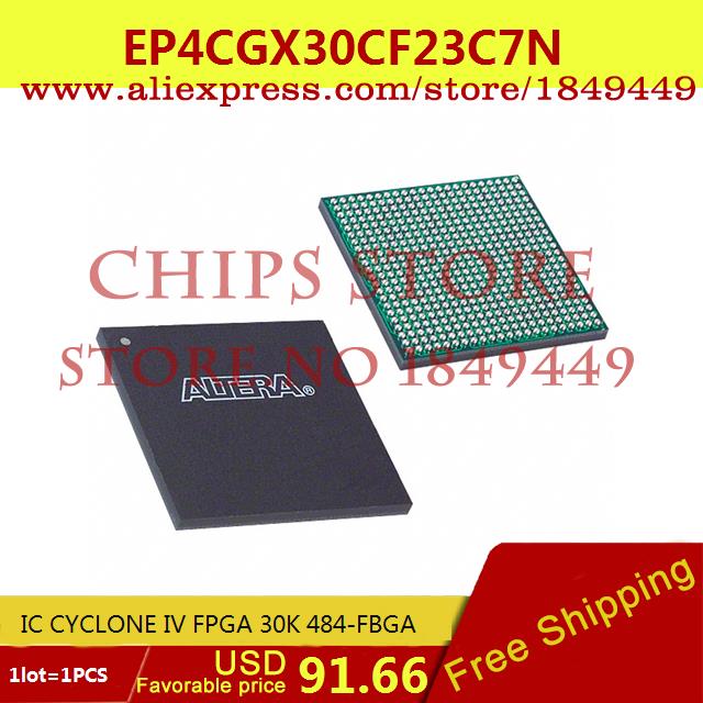 Free Shipping Electronic Components EP4CGX30CF23C7N IC CYCLONE IV FPGA 30K 484-FBGA EP4 4C 1pcs