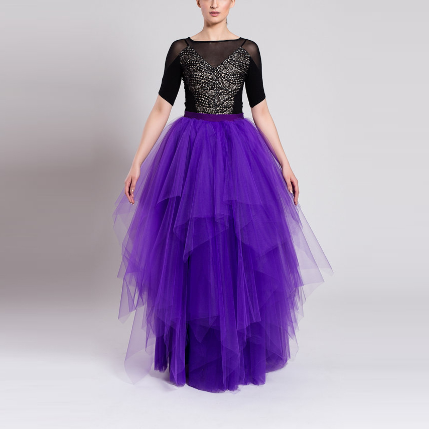 Purple Long Skirt 15