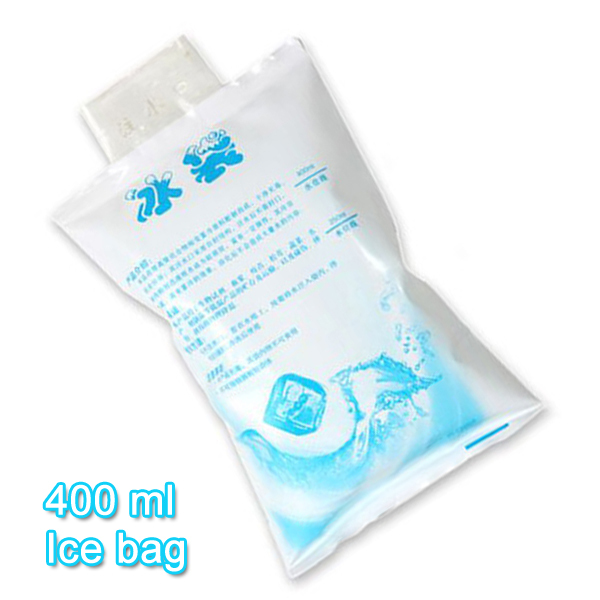 Retail Wholesale 400ML Insulated in customized reusable dry cold ice pack gel cooler bag for lunch