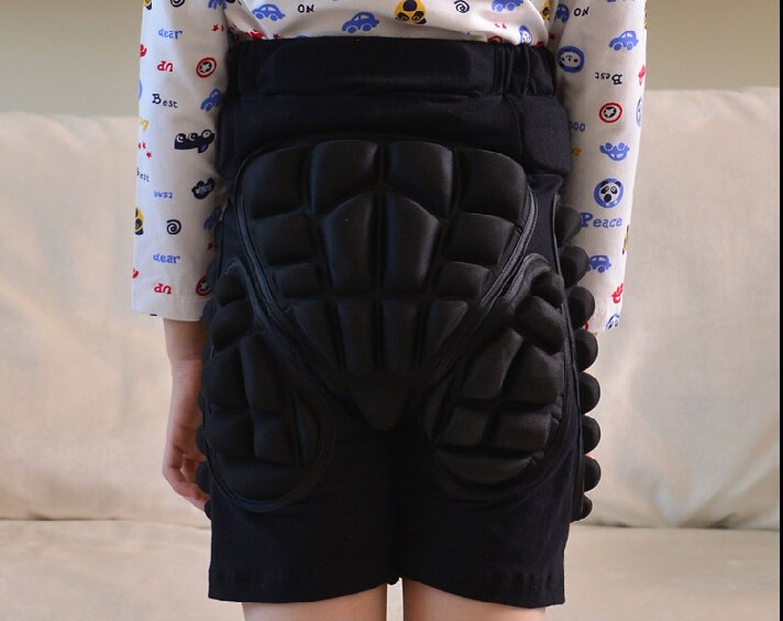 Wholesale Black Short Protective Hip Butt Pad Ski Skate Snowboard