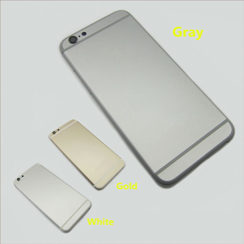 Гаджет  Gray Gold White Color Replacement part Full Housing Back Battery Cover Middle Frame Metal Back Housing For iPhone 6 6G None Телефоны и Телекоммуникации