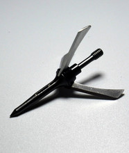 Hot sale 2 cut mechanical hunting broadhead 3blades points 100gr bow and crossbow arrowhead