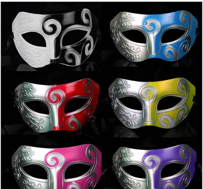 free shipping 100pcs/lot wholesale Jazz masks Prince masks man mask hard plastic flat head carved masks