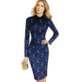 eSale Women s Elegant Floral Lace Turn Down Collar Wear to Work Office Business Party Sheath
