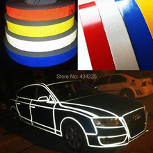 1.0CM x 3Meter DIY 3M Reflective Sticker Automobile luminous strip Auto Car or motorcycle Decoration Sticker