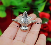 20 Silver Decorative Jewelry Box Feet Case Leg 42×30 mm with Screws