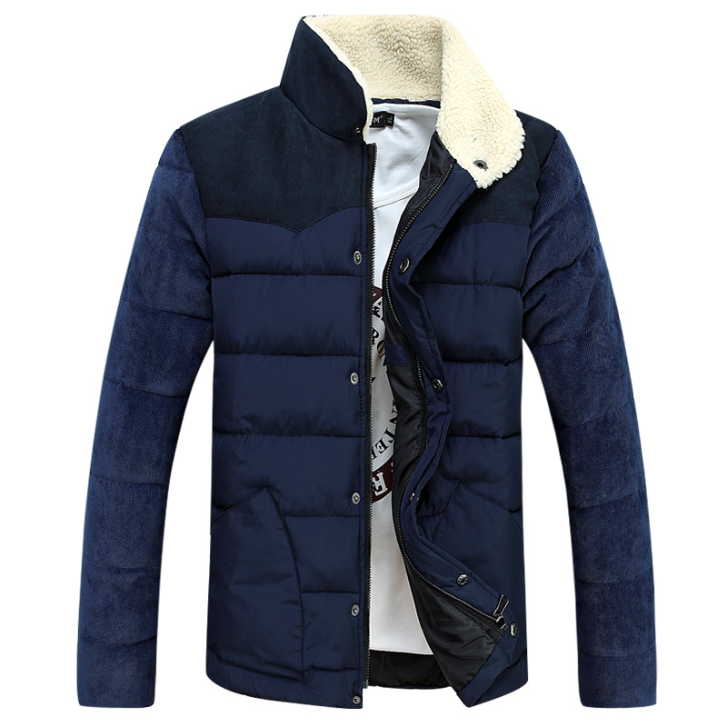 Oyvind Norberg 2015 Rushed New Men s Winter Clothes Lamb Collar Coat Thick Padded Jacket Down