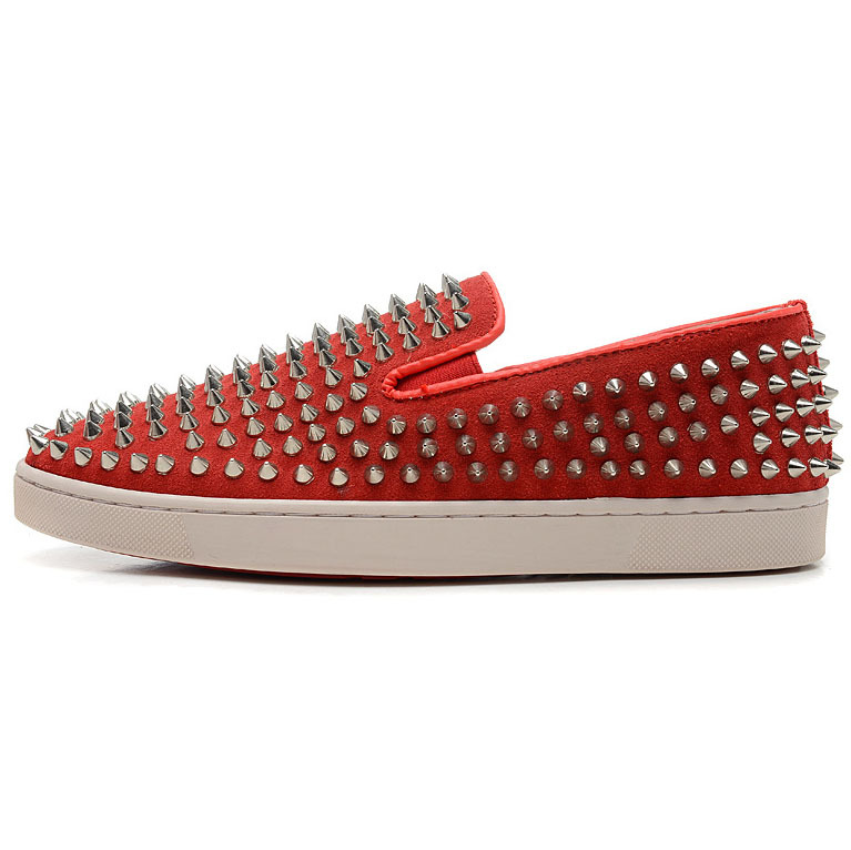 Aliexpress.com : Buy Red Bottom Men Shoes 2014 Roller Boat Spikes ...