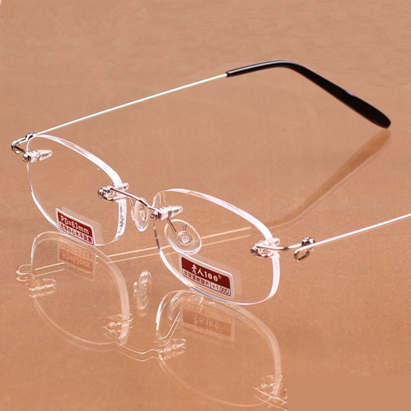 100 quality memory casual ultra-light frameless reading ...