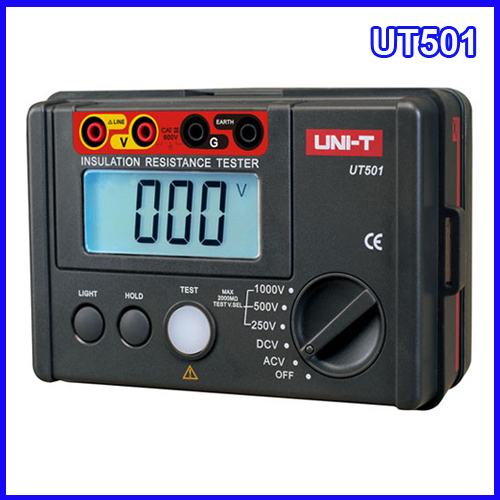 UNI T UT501 Insulation Resistance Tester 250V 500V 1000V Output Voltage